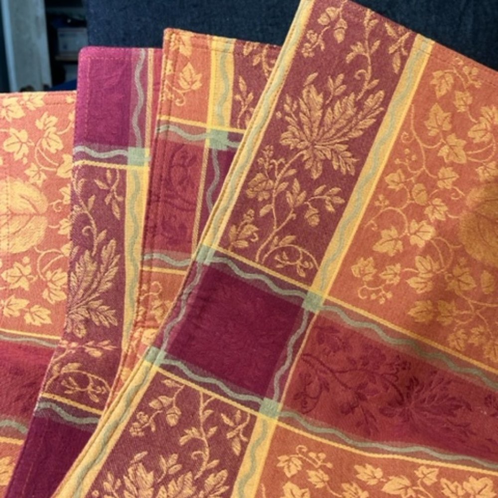 4 Fall Placemats